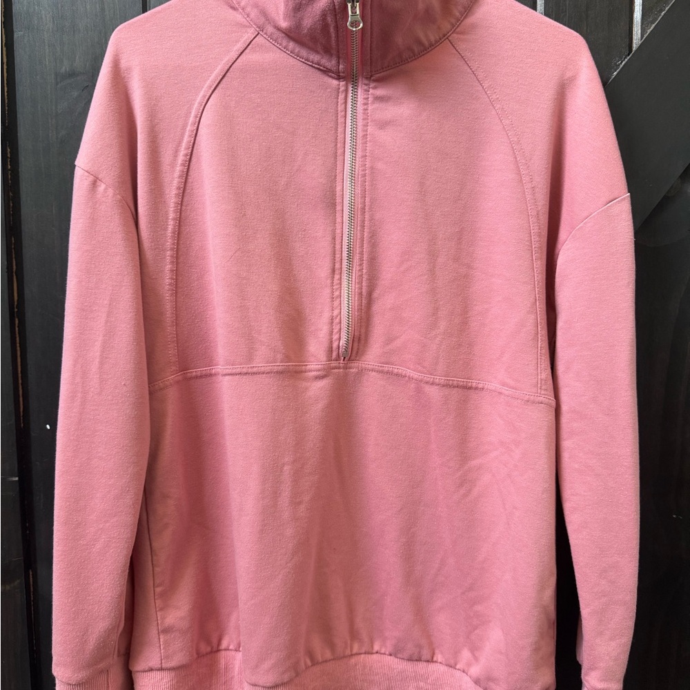 Women’s Pink Half-Zip Shirt